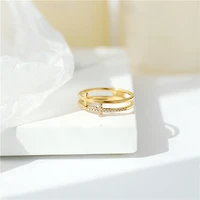 Cross Stacked Ring