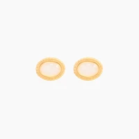 Baby Pink Opal Earrings