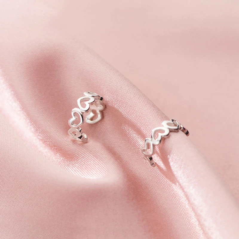 Linked Hearts Cuff