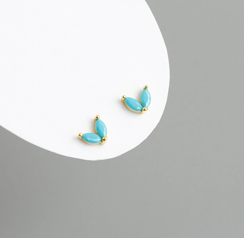 Gold Pair of Jewels Earrings