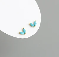 Gold Pair of Jewels Earrings