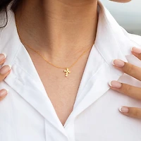 Dot of Color Cross Necklace