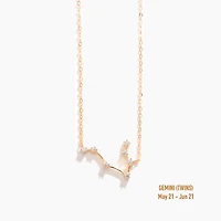 Champagne Gold Zodiac Necklace