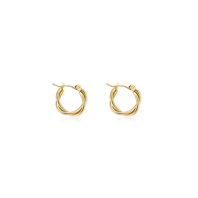 Interlocked Latch Mini Hoops