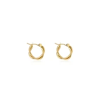 Interlocked Latch Mini Hoops