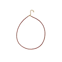 Natural Crystal Necklace (Orange & Pink Tones)
