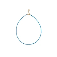 Natural Crystal Necklace (Blue Tones)