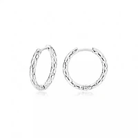 Hammered Classic Hoops