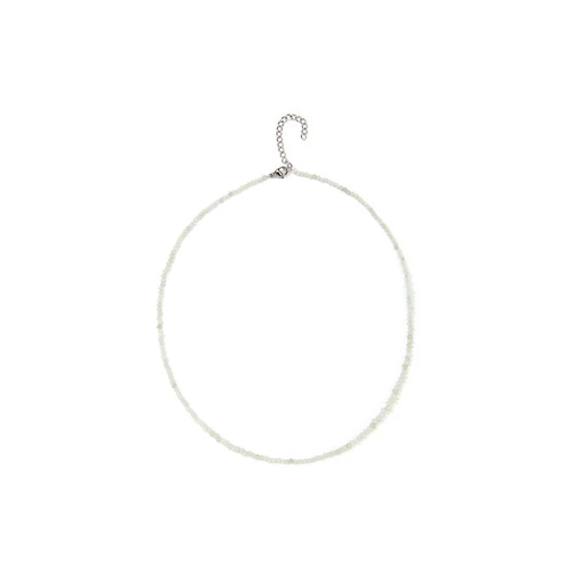 Natural Crystal Necklace (Blue Tones)