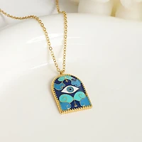 Blue Evil Eye Necklace