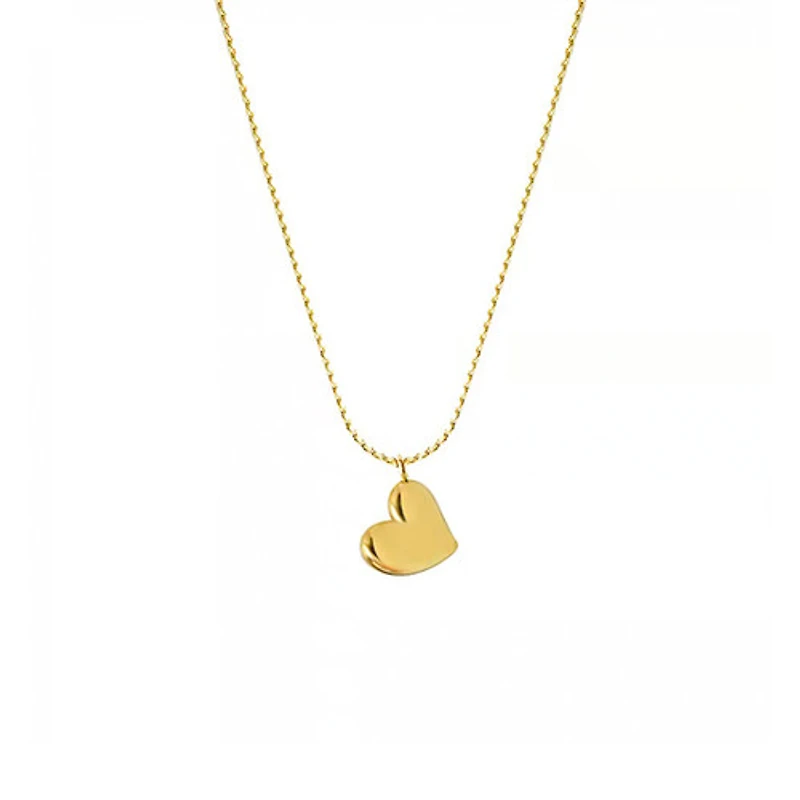 Solid Heart Necklace
