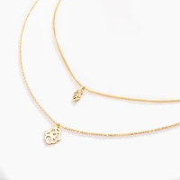Hamsa Dual Layer Necklace