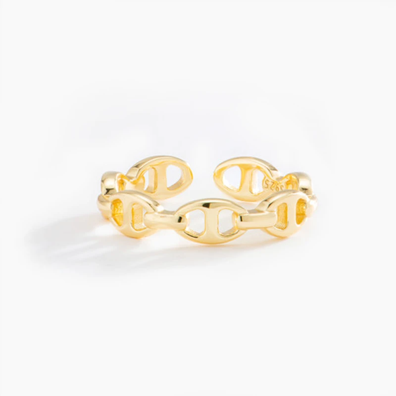 Gold Chain Ring