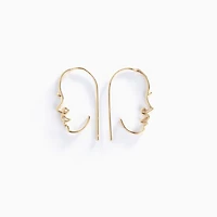 Abstract Face Earrings