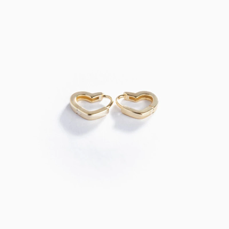 Heart Infinity Mini Hoops