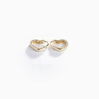 Heart Infinity Mini Hoops