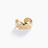 Puffed Dome Gold Ring