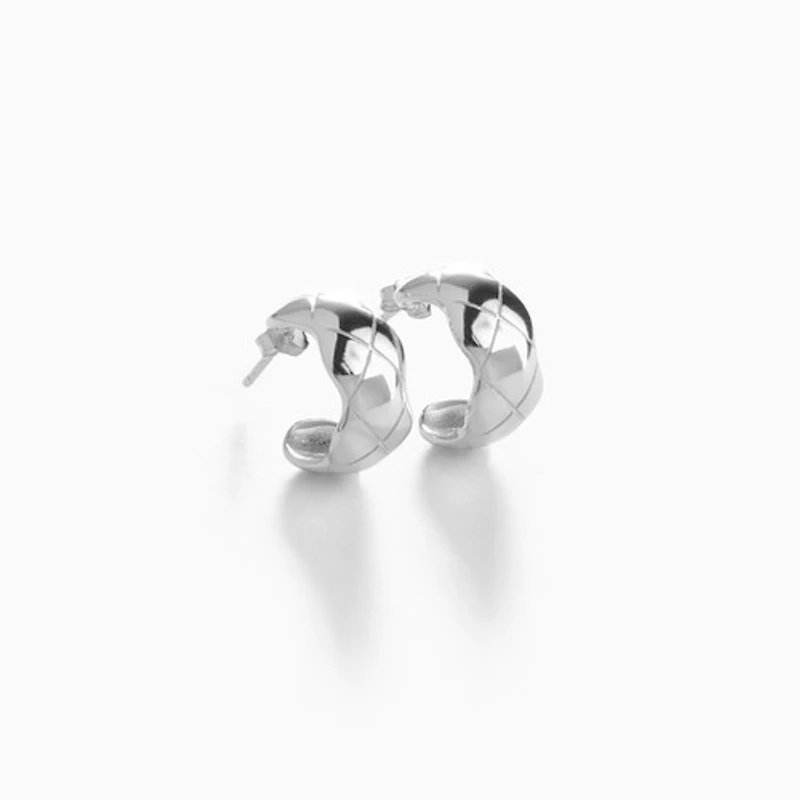 Puffed Dome Earrings