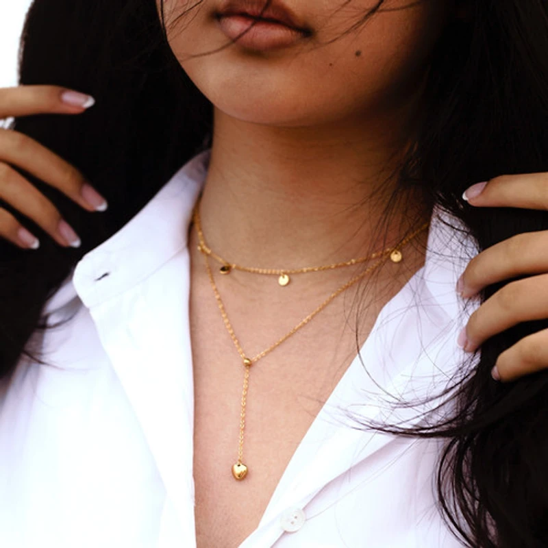 Dotted Dual Layer Necklace