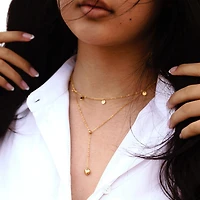 Dotted Dual Layer Necklace