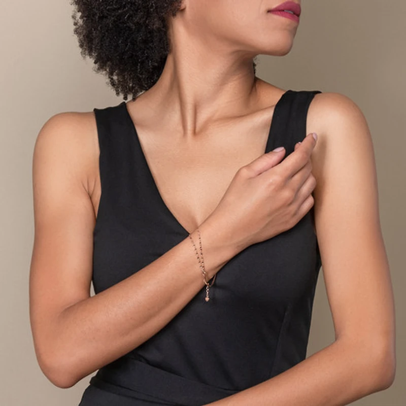 Half + Half Rose Gold Bracelet