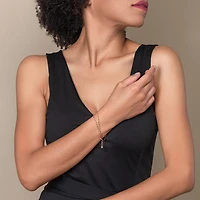 Half + Half Rose Gold Bracelet