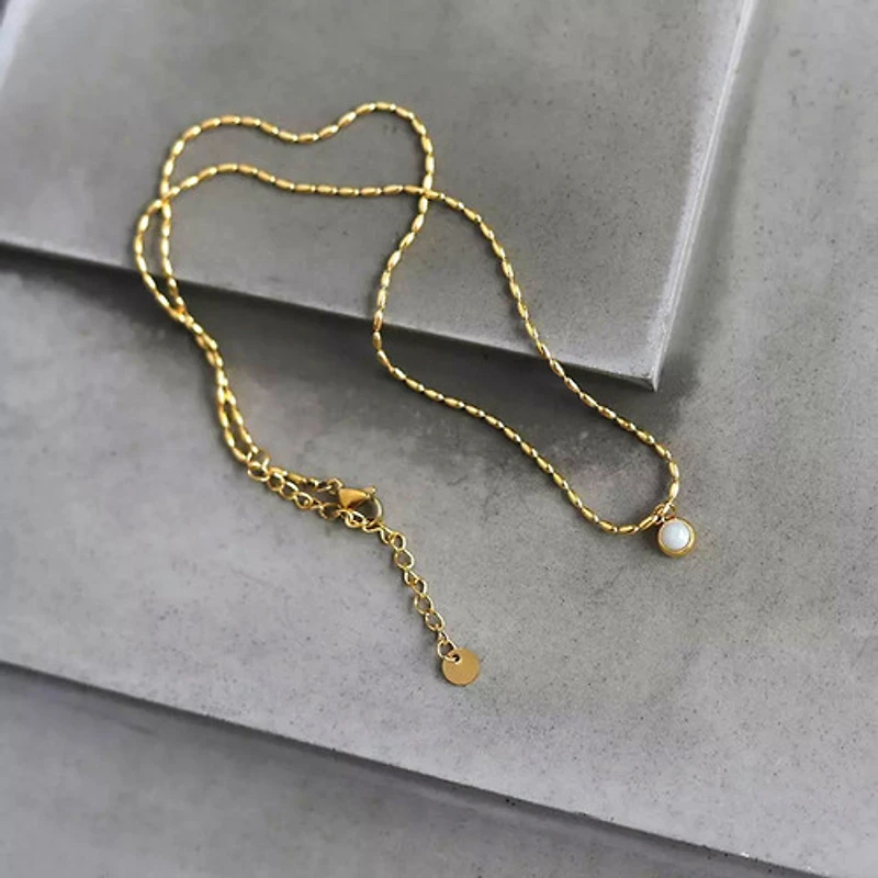 Blue Stone Necklace