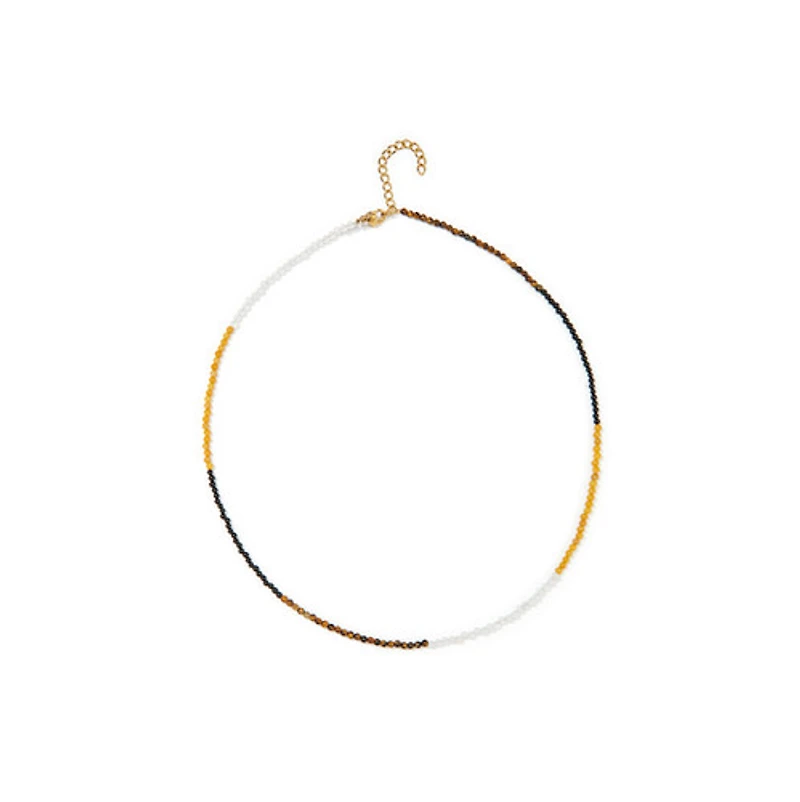 Natural Crystal Necklace (Mixed Tones)