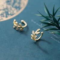 Leafy Gem Cuff