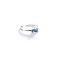 Emerald Cut White Gold Ring