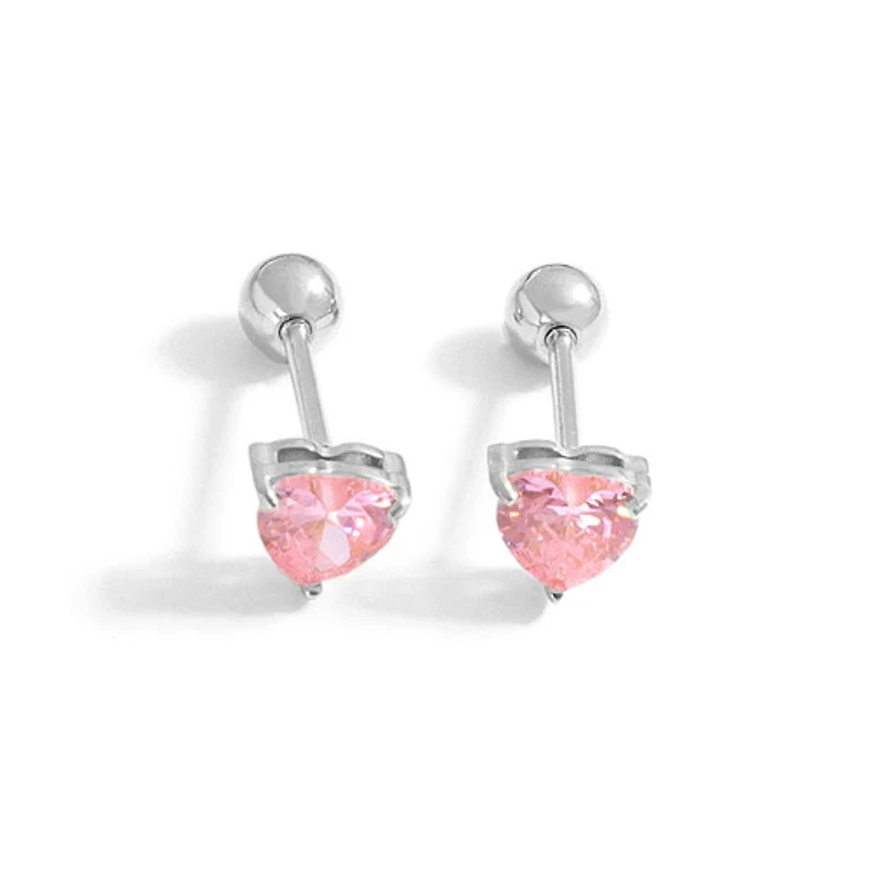 Steel Birthstone Twist-On Studs