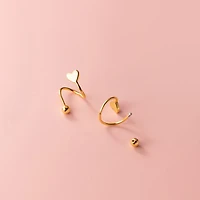 Heart Spiral Studs