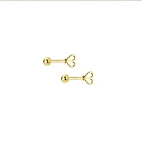 Standing Heart Studs