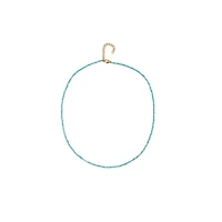 Natural Crystal Necklace (Blue Tones)