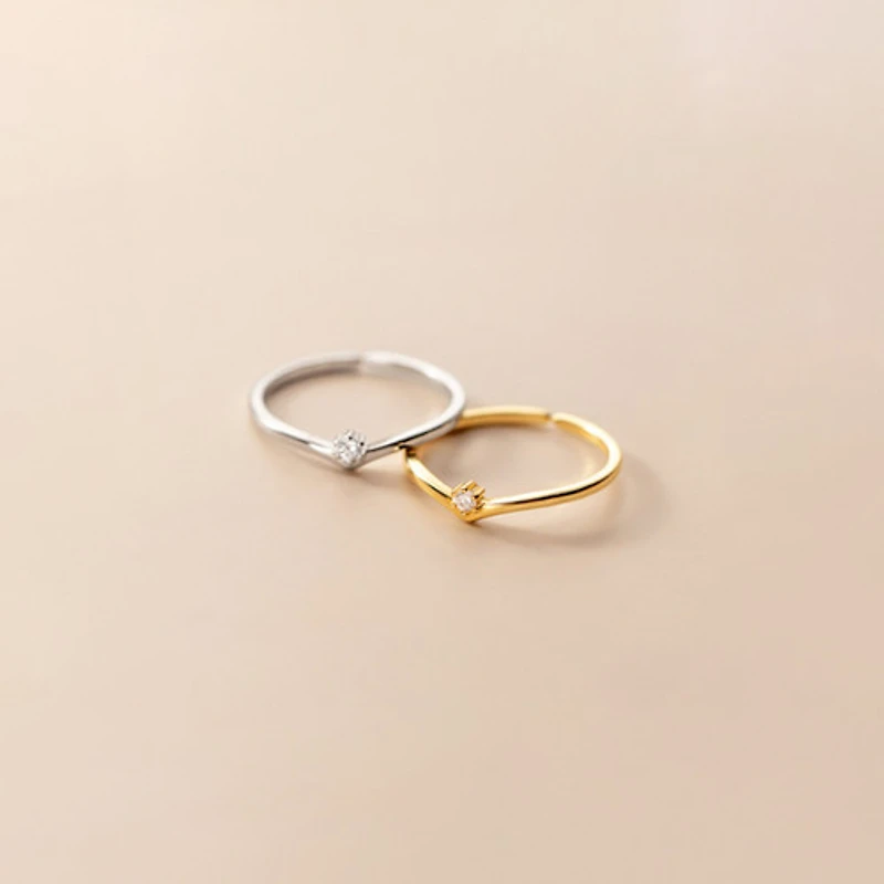 Simple Crystal Ring