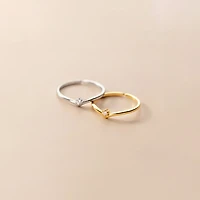 Simple Crystal Ring