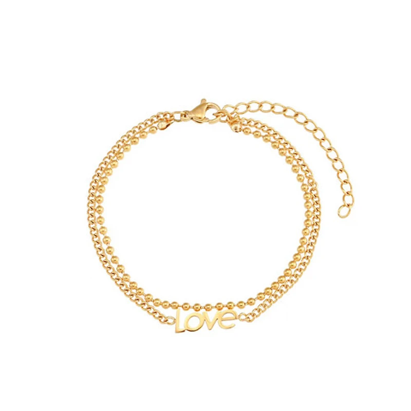 Dual Layer Flower Bracelet