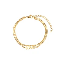 Dual Layer Flower Bracelet