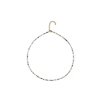 Natural Crystal Necklace (Green Tones)