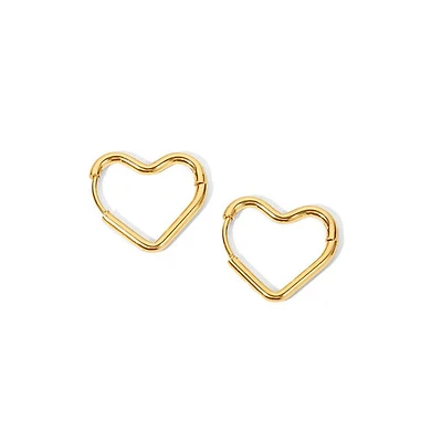 Round Heart Hoops