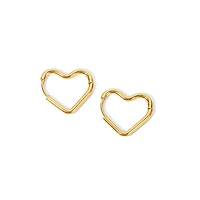 Round Heart Hoops