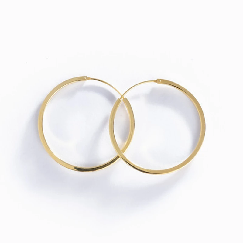 Basic Gold Hoops