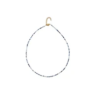 Natural Crystal Necklace (Blue Tones)