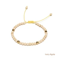Braided Natural Crystal Bracelet (Basic Neutrals)