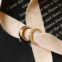 Thin Croissant Ring
