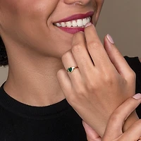 Aqua Blue Love Me Ring