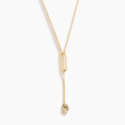 Dangling Leaf Necklace