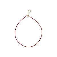 Natural Crystal Necklace (Orange & Pink Tones)