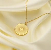 Evil Eye Coin Necklace