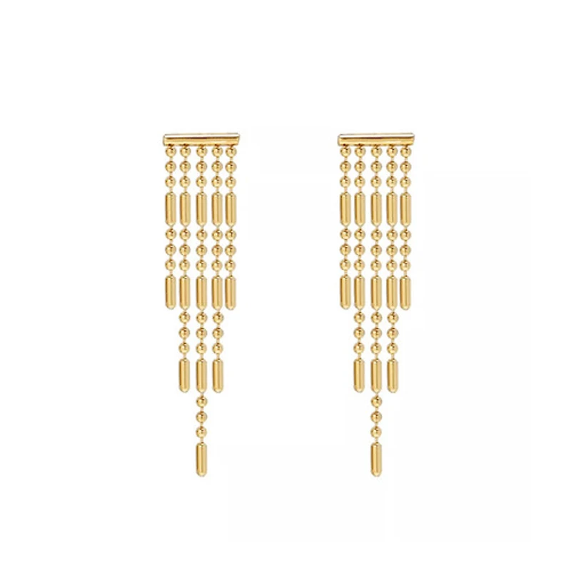 Tassel Effect Long Studs